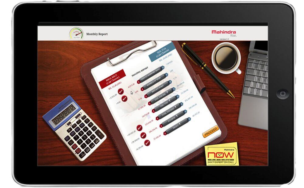 Tab Based App for Mahindra & Mahindra